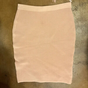 Jonathan Simkhai Thick Rib Heavy Knit Careerwear Skirt A20